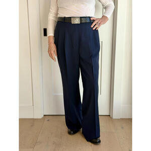 Jenni Kayne Navy Wide-Leg Trousers